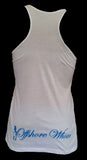 Womens Free Diver Tank Top White - offshorewhoar