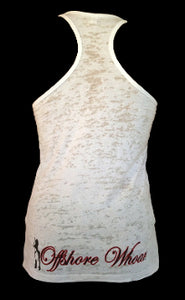 Womens Tank Top White - offshorewhoar
