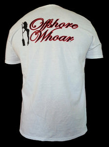 Mens Logo T-Shirt White - offshorewhoar