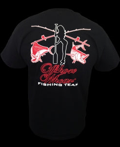 Mens Fishing Team T-Shirt Black - offshorewhoar