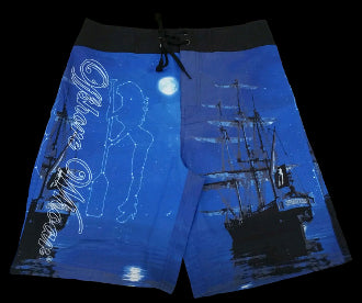 Board Shorts Pirate Ship - offshorewhoar