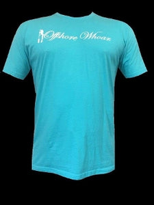 New Mens Definition T-Shirt Turquoise - offshorewhoar