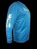 New Mens Performance Definition Long Sleeve Turqouise - offshorewhoar