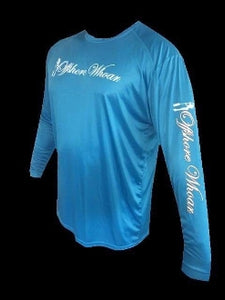 New Mens Performance Definition Long Sleeve Turqouise - offshorewhoar