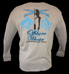 New Mens Performance Spearfishing Team Long Sleeve - offshorewhoar