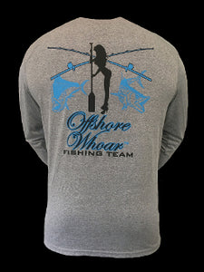 New Mens Performance Fishing Team Long Sleeve - offshorewhoar